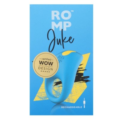 ROMP JUKE ANILLO DE SILICONA PARA PENE CON VIBRADOR DE ESTIMULACION DE CLITORIS