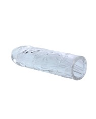 BAILE FUNDA LILA PARA EL PENE EN SILICONA ADAPTABLE 13 CM