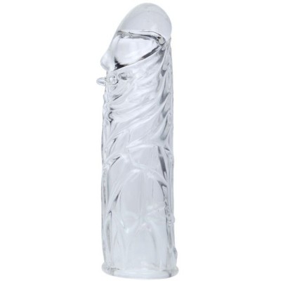 BAILE FUNDA ROSA PENE SILICONA ESTIMULANTE 13 CM