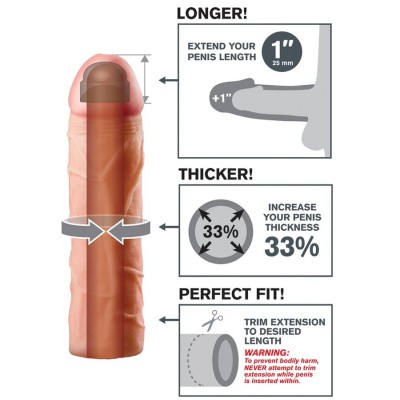 FANTASY X TENSIONS PERFECT 1 EXTENSION PARA EL PENE