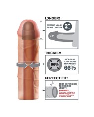 FANTASY X TENSIONS MEGA 2 EXTENSION FLESH PARA EL PENE