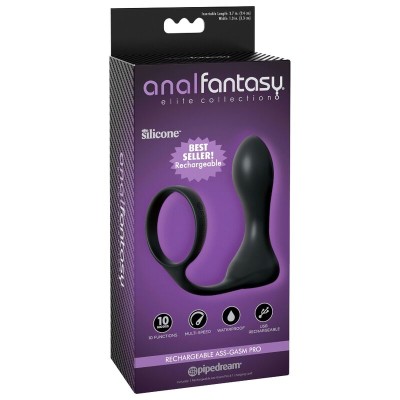 ANILLO VIBRADOR Y MASAJEADOR DE PROSTATA RECARGABLE
