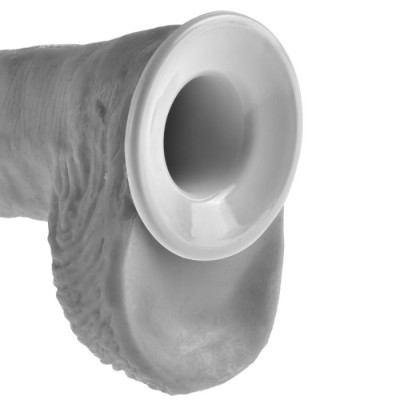 KING COCK STRAP ON CON DILDO HUECO 255 CM Y TIRANTES NEGRO