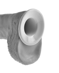 KING COCK STRAP ON CON DILDO HUECO 255 CM Y TIRANTES NEGRO