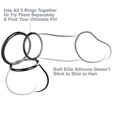 FANTASY C RINGZ SET ANILLAS SILICONA STAMINA