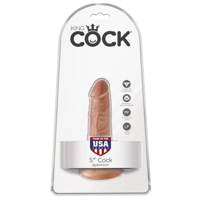 KING COCK PENE REALISTICO 12 CM CARAMELO