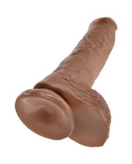 KING COCK PENE REALISTICO CON TESTICULOS 198 CM CARAMELO