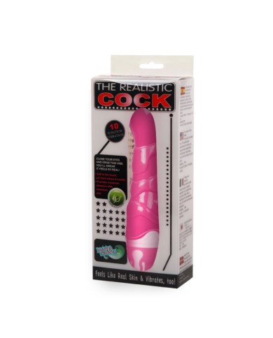 BAILE THE REALISTIC COCK ROSA 218 CM BAILE THE REALISTIC COCK ROSA 218 CM