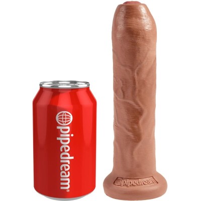 KING COCK PENE REALISTICO CON PREPUCIO 178 CM CARAMELO