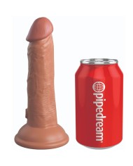 KING COCK ELITE DILDO REALISTICO VIBRADOR SILICONA 152 CM CARAMELO