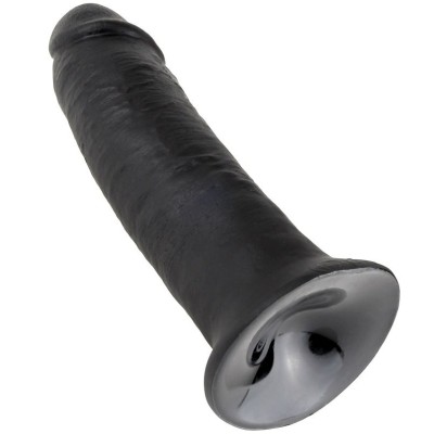 KING COCK PENE NEGRO 25 CM