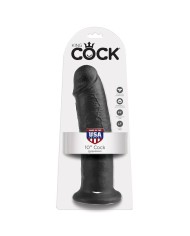 KING COCK PENE NEGRO 25 CM