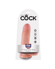 KING COCK 7 PENE REALISTICO NATURAL 178 CM