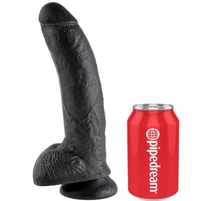 KING COCK PENE REALISTICO NEGRO 229 CM