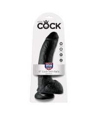 KING COCK PENE REALISTICO NEGRO 229 CM