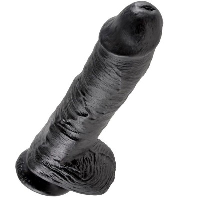 KING COCK PENE REALISTICO NEGRO 254 CM