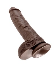 KING COCK 10 PENE REALISTICO MARRON 265 CM
