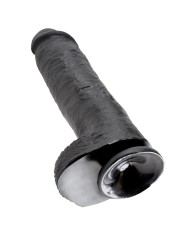 KING COCK PENE REALISTICO NEGRO 28 CM