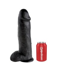 KING COCK PENE REALISTICO NEGRO 3048 CM