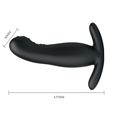 MR PLAY MASAJEADOR DE PROSTATA NEGRO RECARGABLE