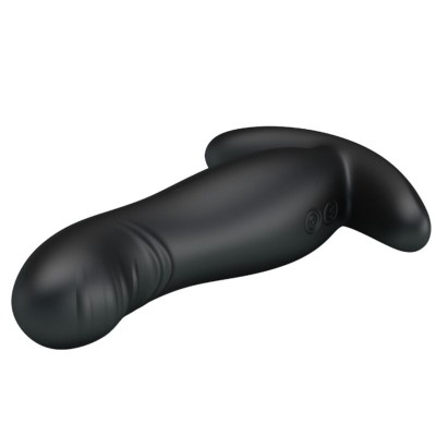 MR PLAY MASAJEADOR DE PROSTATA NEGRO RECARGABLE