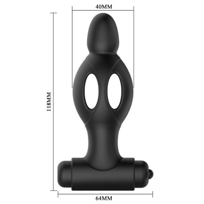 MR PLAY PLUG ANAL DE SILICONA CON VIBRACION