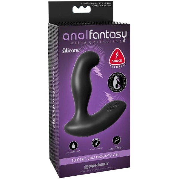 MASAJEADOR DE PROSTATA CON ELECTROESTIMULACION Y VIBRACION