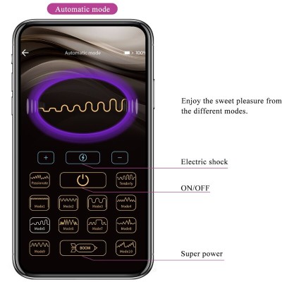 PRETTY LOVE JEFFERSON PLUG ANAL CONTROLADO POR APP LILA