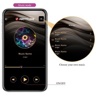 PRETTY LOVE JEFFERSON PLUG ANAL CONTROLADO POR APP LILA