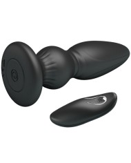MR PLAY VIBRADOR POTENTE CONTROL REMOTO ANAL PLUG NEGRO
