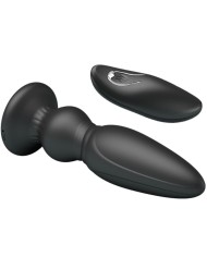 MR PLAY VIBRADOR POTENTE CONTROL REMOTO ANAL PLUG NEGRO