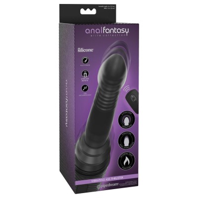 VIBRADOR ANAL RECARGABLE CON FUNCION EMPUJE CALOR Y CONTROL REMOTO