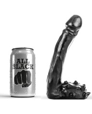 ALL BLACK DILDO REALISTICO 19 CM