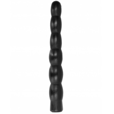 ALL BLACK ANAL DILDO 32 CM