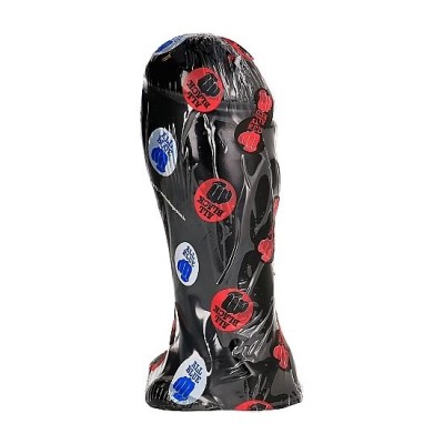 ALL BLACK DONG 22 CM PUNTA ANCHA