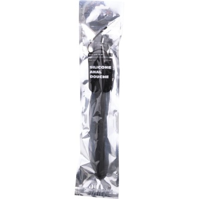 ALL BLACK DUCHA ANAL SILICONA 27 CM