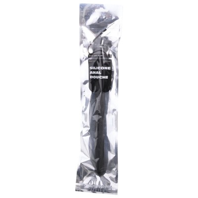ALL BLACK RIDGED DUCHA ANAL SILICONA 27 CM