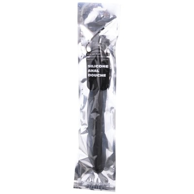 ALL BLACK BEADED DUCHA ANAL SILICONA 27 CM