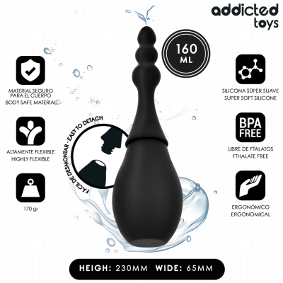 ADDICTED TOYS LIMPIADOR DE VIAJE SILICONA MODELO 4