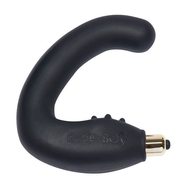 ROCKS OFF RUDE BOY MASAJEADOR DEL PUNTO G MASCULINO 7 V NEGRO