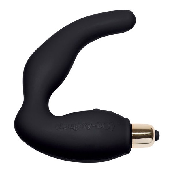 ROCKS OFF NAUGHTY BOY MASAJEADOR DEL PUNTO G MASCULINO 7 V NEGRO