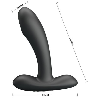 PRETTY LOVE REMINGTON MASAJEADOR VIBRADOR ANAL Y VAGINAL NEGRO