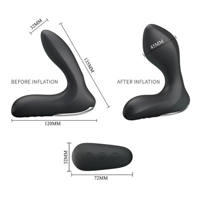 MR PLAY MASAJEADOR DE PROSTATA CON VIBRACION CONTROL REMOTO