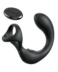 MASAJEADOR DE PROSTATA CON ANILLO VIBRADOR Y CONTROL REMOTO