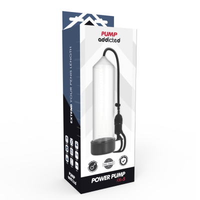 PUMP ADDICTED BOMBA ERECCION RX5 TRANSPARENTE