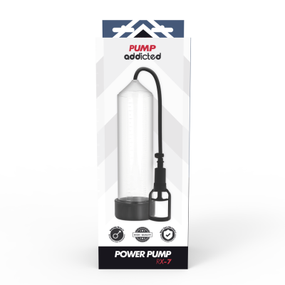 PUMP ADDICTED BOMBA ERECCION RX7 TRANSPARENTE