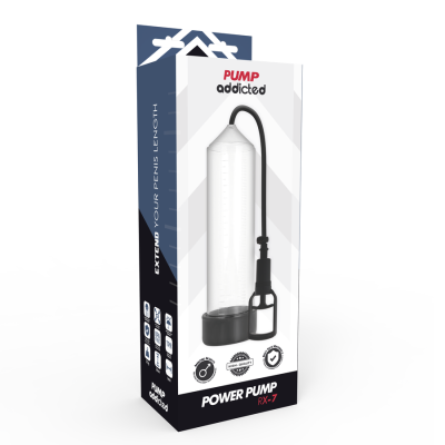 PUMP ADDICTED BOMBA ERECCION RX7 TRANSPARENTE