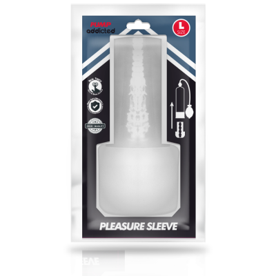 PUMP ADDICTED PLEASURE SLEEVE MASTUBADOR TALLA L