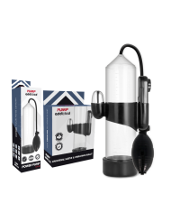 PUMP ADDICTED BOMBA ERECCION RX3 TRANSPARENTE CON VIBRADOR