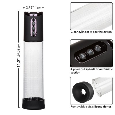CALEXOTICS PEAK BOMBA SUCCIONADORA 4 VELOCIDADES NEGRO